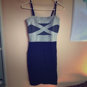Guess BodyCon/Bandage Dress w/ removable straps